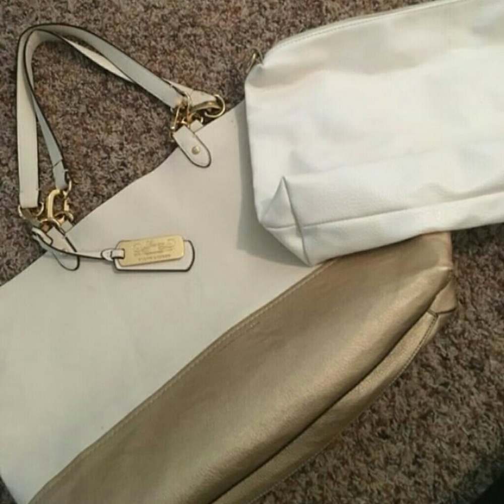 A bag and big makeup bag